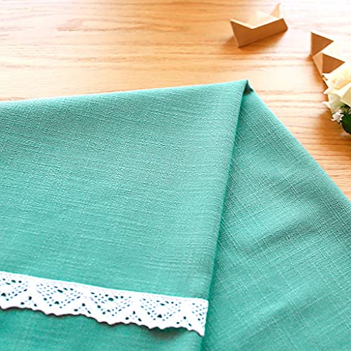 Nappe rectangulaire verte anti-poussière pour protéger la table
