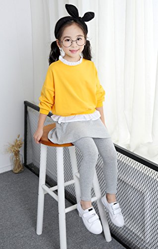 Image of Urtrend Little Girls' Kids 2 Pieces Long Sleeve Top Pants Leggings Clothes Set Outfits