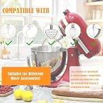 4 Pack Stand Mixer Attachment Holders, Food Mixer Accessories Hooks Compatible with Kitchenaid All Stand Mixer Attachment for Storing Flex Edge Beater, Egg Stirrer, Dough Hook, More Accessories