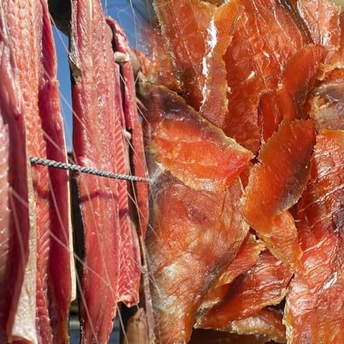 鮭(北海道産)とばスライス 500g 北海道 釧路 ふるさと納税 珍味 干物 保存食 おつまみ 肴 トバ 冷凍 魚介 さけ サケ