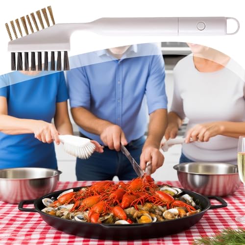 Multifunctional Seafood Cleaning Brush: Essential Kitchen Tool for Lobster and Crustacean Cleaning in Home and Professional Settings - Image 9
