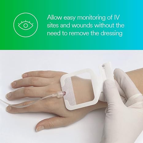 3MTM TegadermTM HP Transparent Film Dressing Frame Style, 9536HP, 4 in x 4-3/4 in (10 cm x 12 cm), 50/ct 4ct/Case