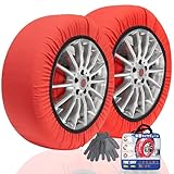 MASTORE タイヤチェーン 布製タイヤチェーン スノーソックス 簡単装着 規制対応 (R-785)