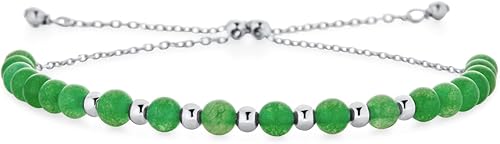 Esbelta y delicada piedra preciosa redonda en borde milgrain azul iridiscente creado ópalo malvado pulsera bolo de tenis para mujer, chapado en oro