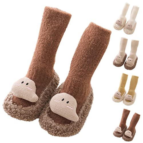 Toddler Cute Cartoon Socks Shoes Boys and Girls Socks Shoes Non Slip Soft Plush Warm Comfortable Shoes Baby Shoes3