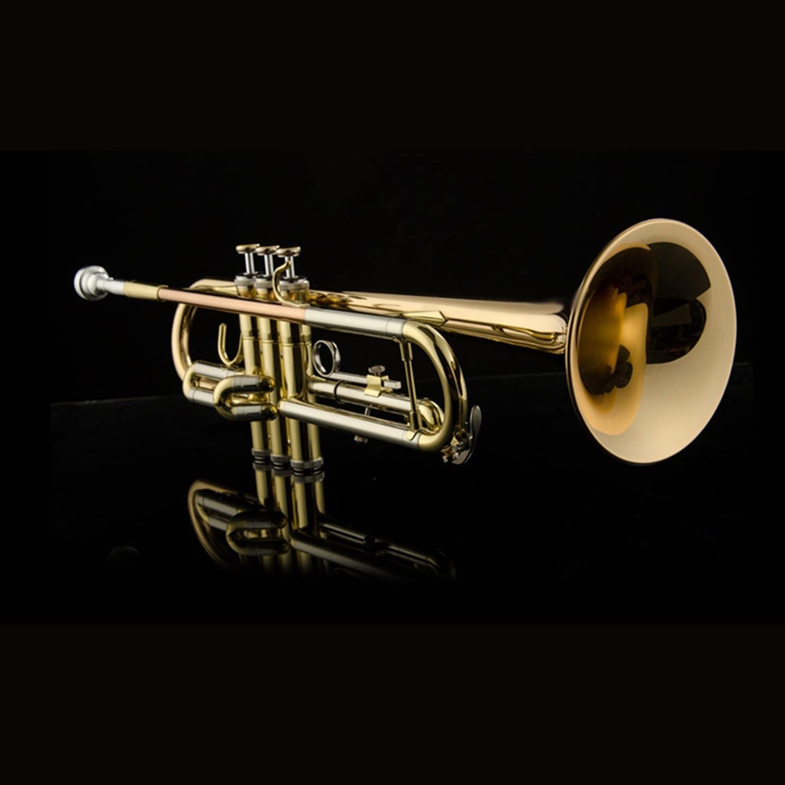 Profesjonalny Instrument Muzyczny Na Trąbkę Początkujący Poziom Gry Dzieci Dorosły B Płaski Standardowy Instrument Dęty Dęty Trąbkowy początkujących trąbka