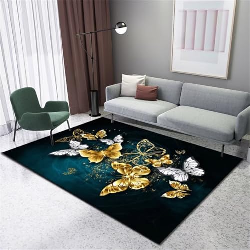Tapis oriental papillon pour un salon chic et &eacute;l&eacute;gant
