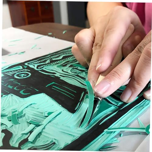 Linogravure et fournitures de bricolage : 4 planches à sculpter