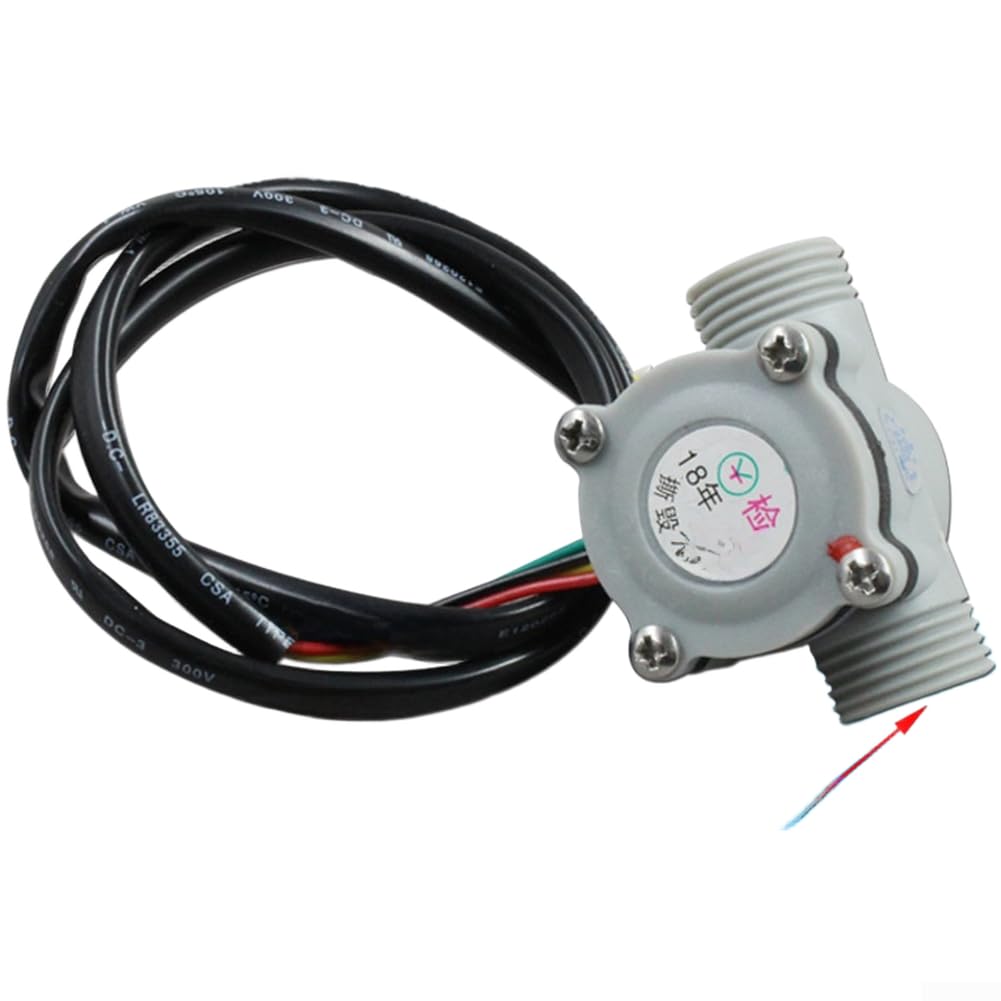 Sensor de Caudal 12mm Alta Temperatura 70°C 4 Cables(3)