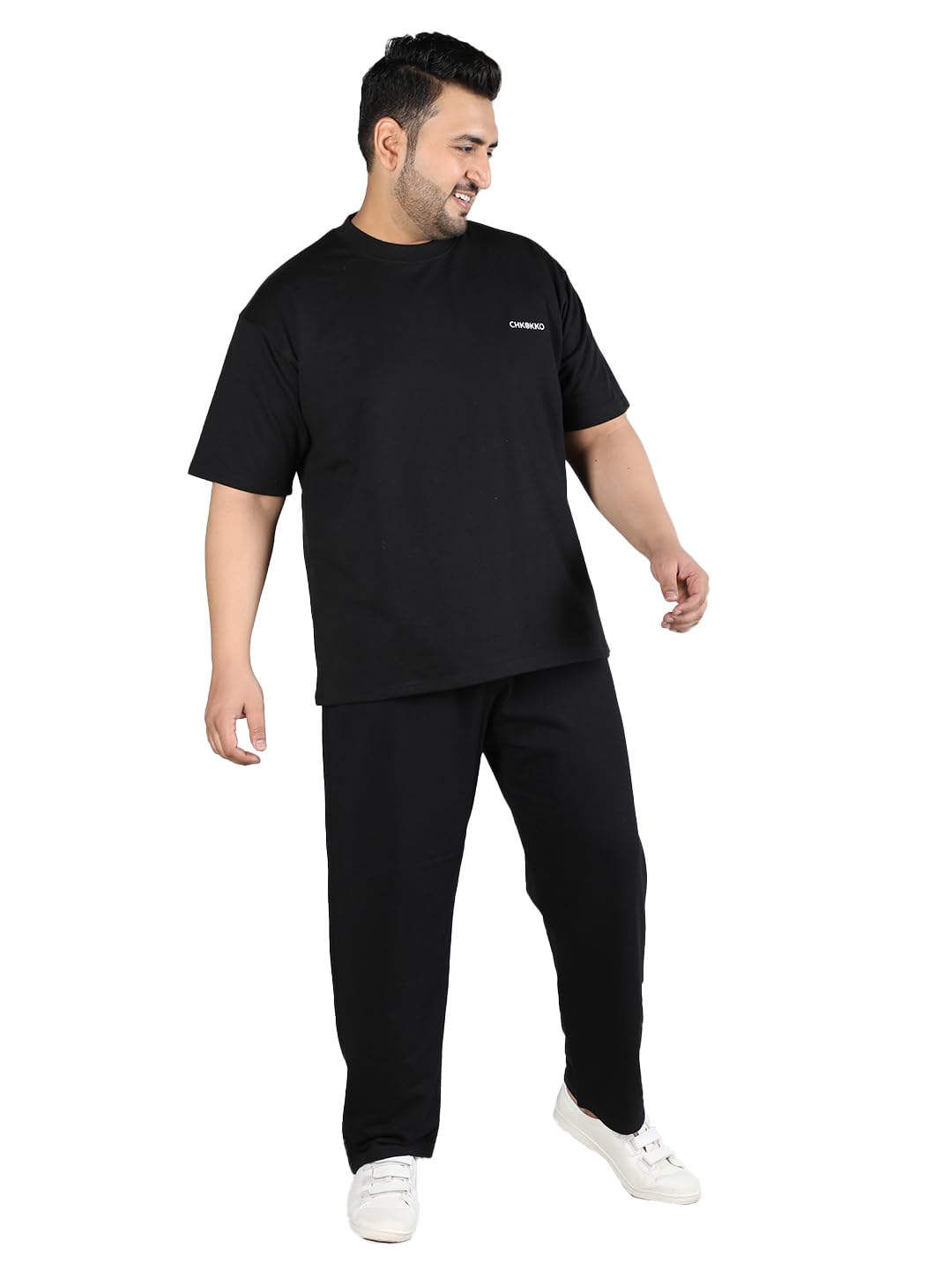 CHKOKKO Men Training Suit Casual Summer Track Suit Co-Ord Sets-image-30