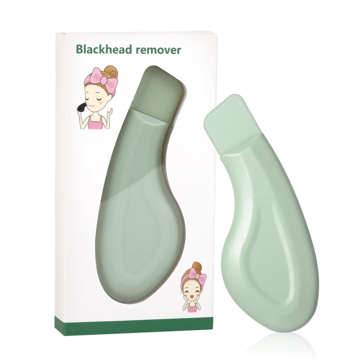MAYCREATE® Blackhead Removal Tool Face Scrubber Black Head Remover for Deep Cleansing Face Scraper Nose Blackheads Skin Care Tool for Women & Men Pore Cleaning, Acne Whitehead Comedones-image-23