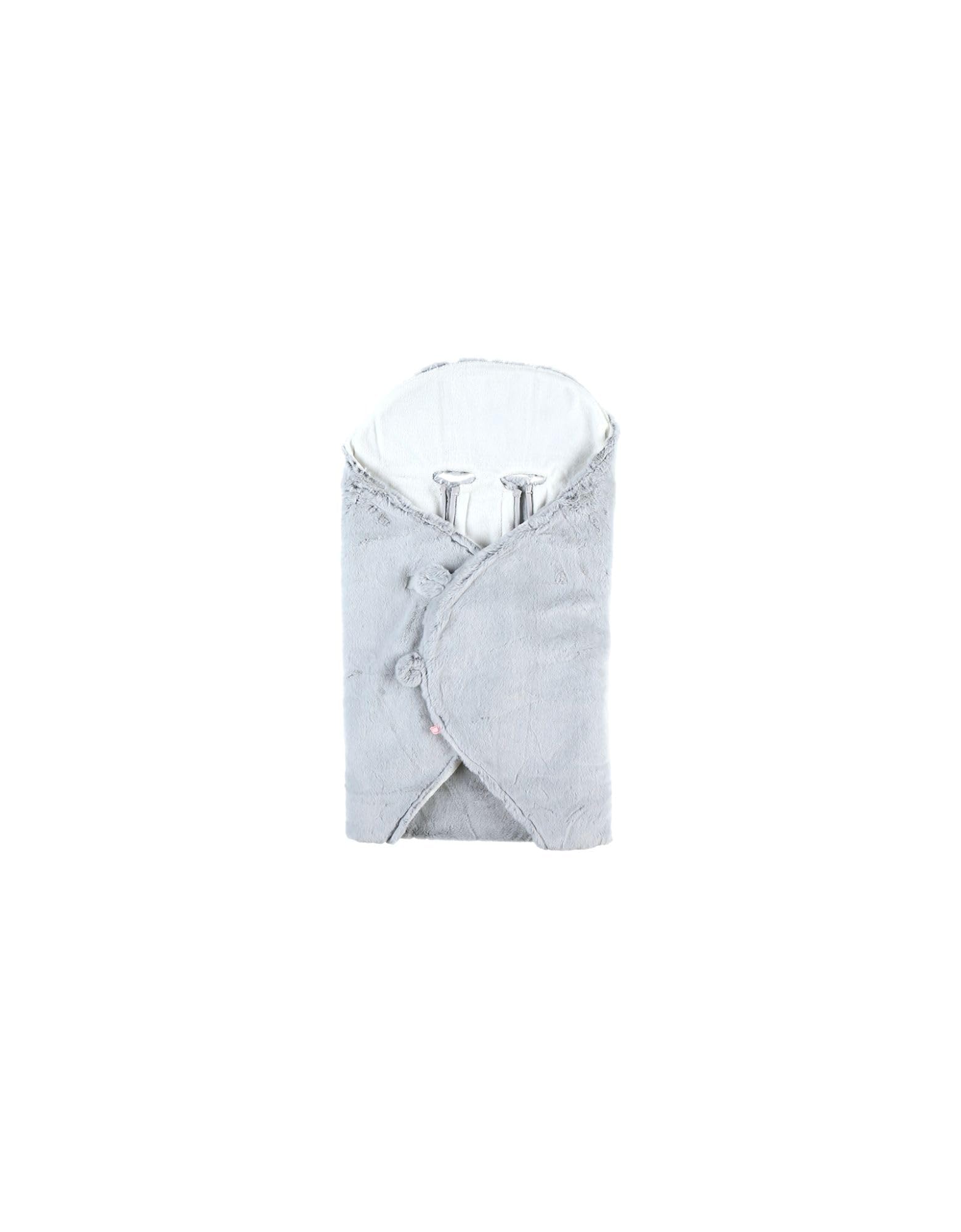 NOUKIE'S - Couverture enveloppante Bébé - Idéale pour Poussette et Siège Auto - 65cm x 45cm - Douce et Confortable