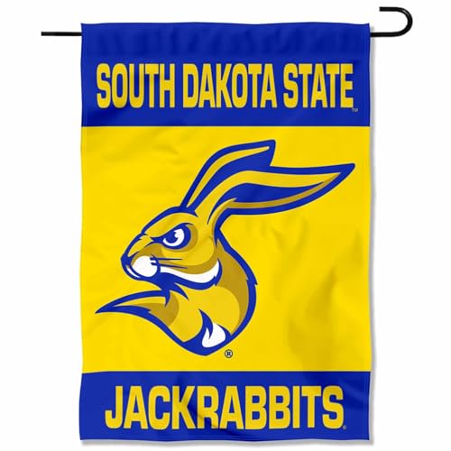 South Dakota State Jackrabbits Wordmark Garden Banner Flag
