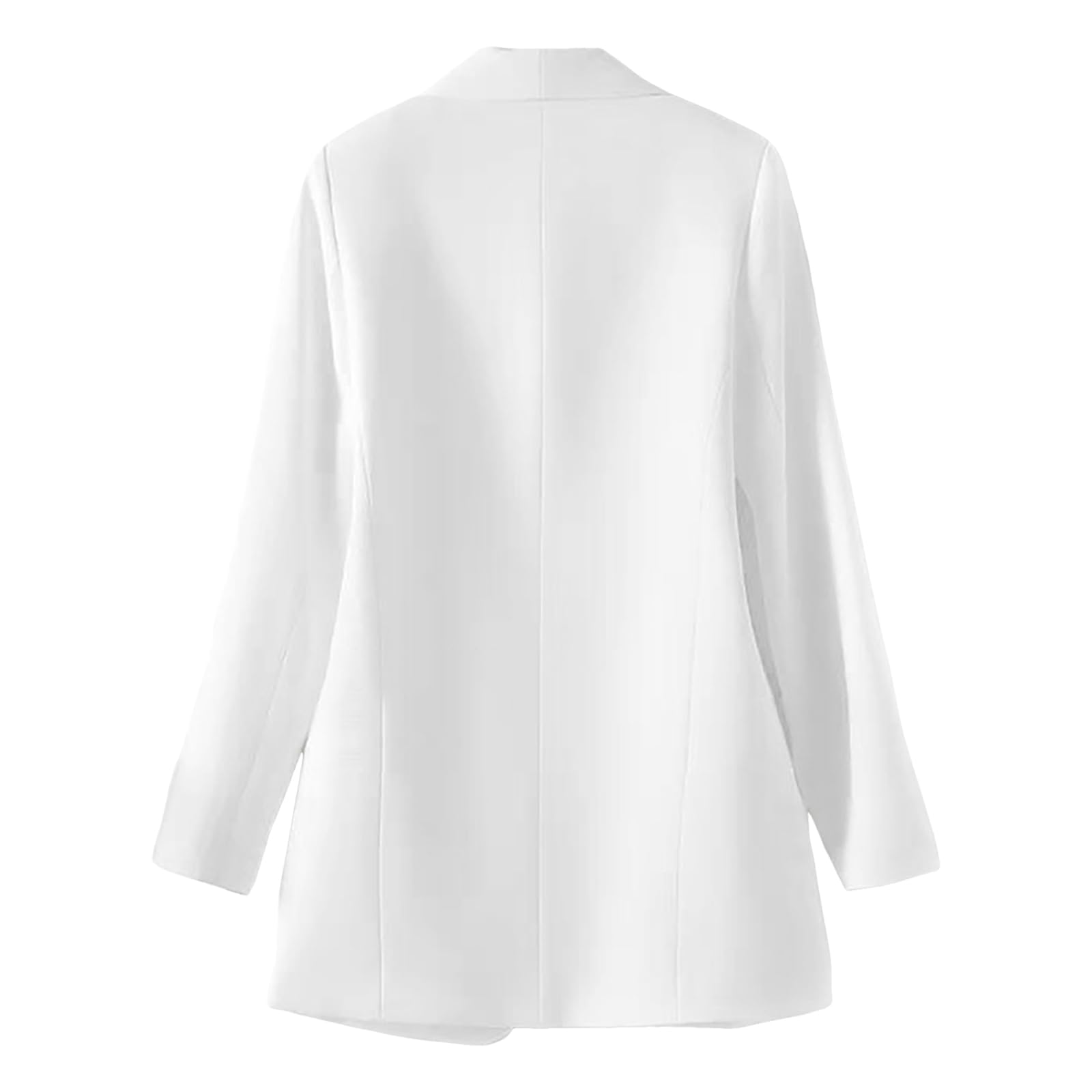 Blazer Casuales Manga Mujer Larga Solapa Ligeros Botones Fina Chaqueta Mujer Entretiempo Trabajo Elegante Blazer Slim Fit Frente Abierto Manga Larga Trabajo Oficina Boda Invitada Blazer Chaqueta