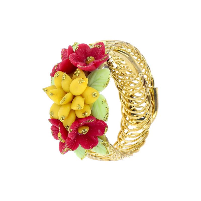 YOU & YOURS KADDA/BANGLE Handmade Artificial Flower Jewellery for Women/Girls - Image 2 thumbnail