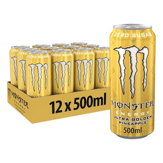 Monster Lot de 12 canettes Ultra Gold 500 ml