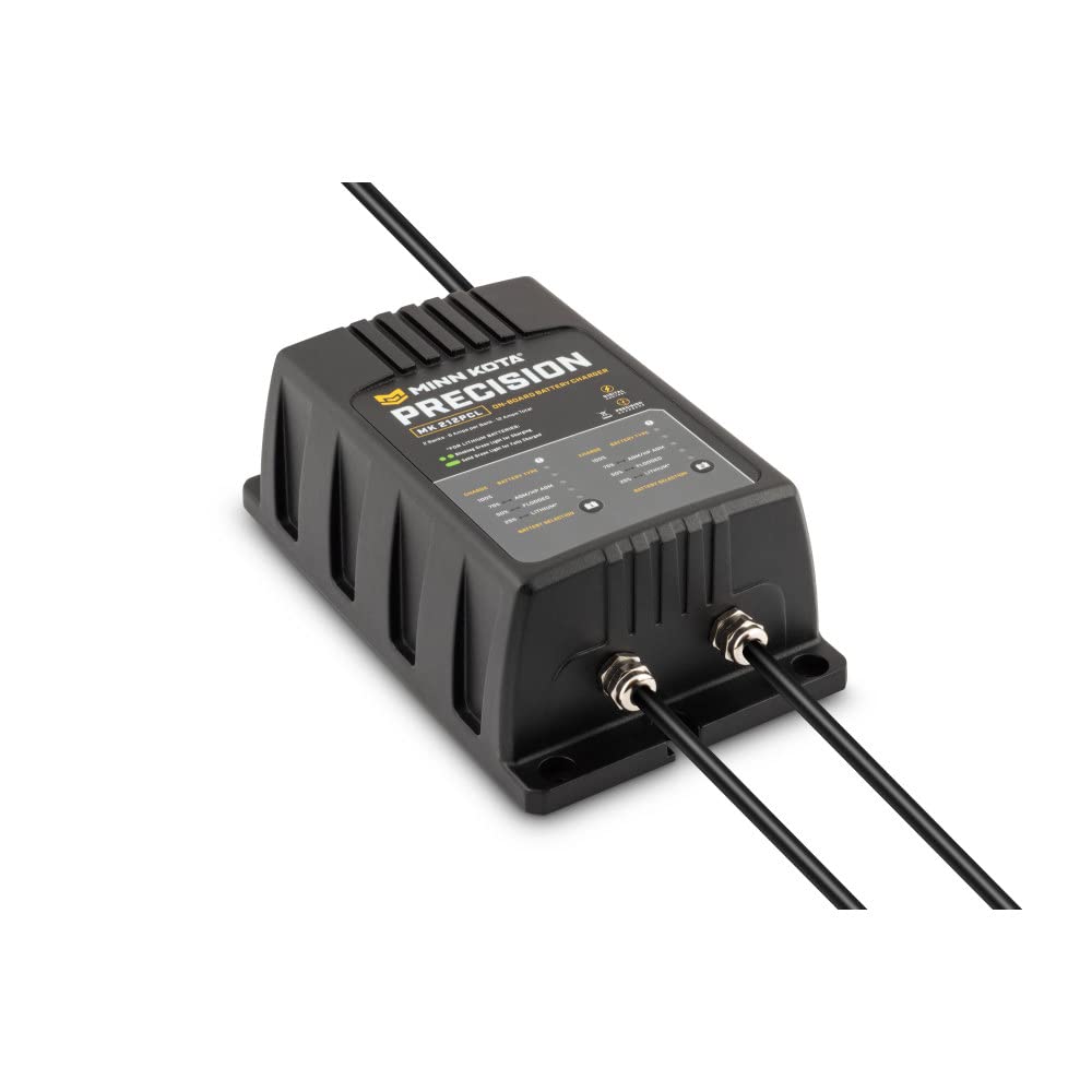 Minn KotaPrecision MK-220PCL On-Board Marine Battery Charger – 2 Banks, 10 Amps Each