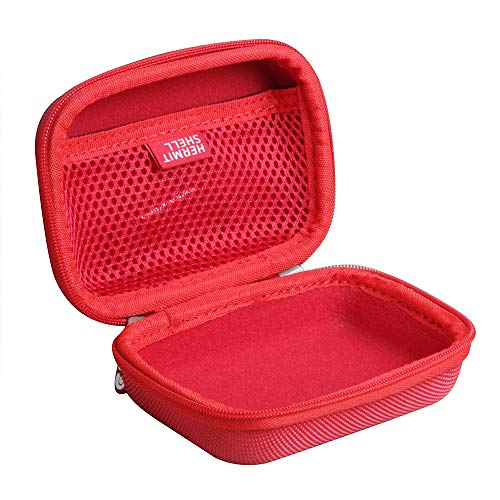 Image of Hermitshell Hard Travel Case for JBL Go 3 / JBL Go 4 Portable Bluetooth Speaker (Red