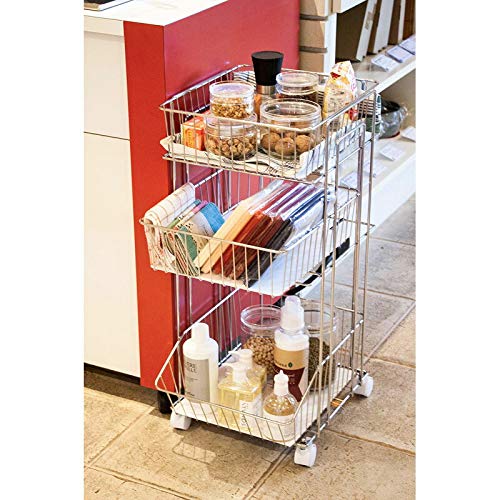 Amazon｜大木製作所 キッチン収納ストッカー 3段 日本製｜キッチン
