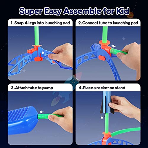 Lanciarazzi Giocattolo, Lanciarazzi Bambini con 6