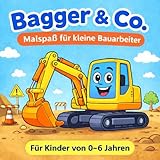 Bagger & Co. - Malspaß für kleine Bauarbeiter