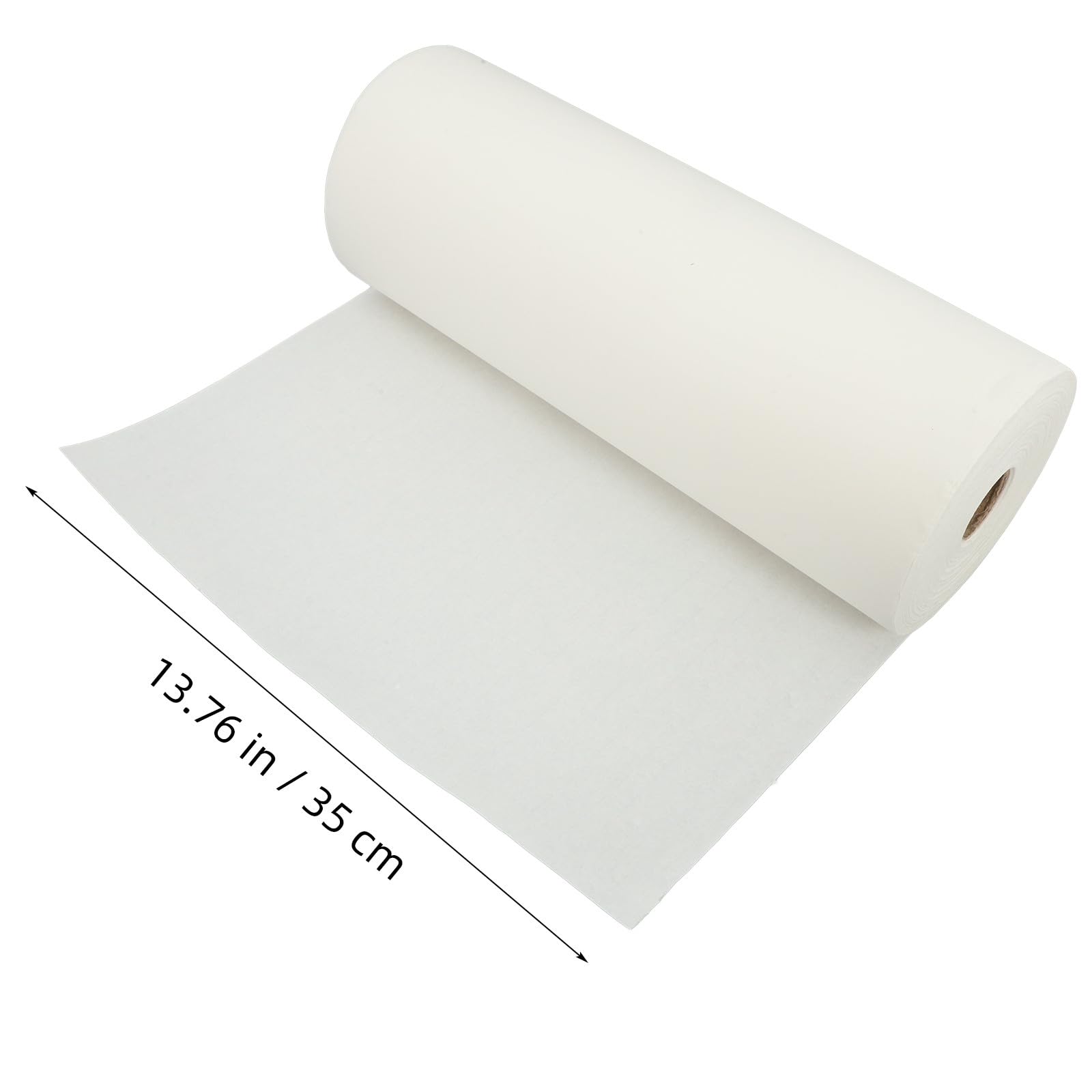 UKCOCO Weiße Skizzenpapierrolle aus Dickem Papier für Chinesische Kalligrafie und Künstlerische Tätigkeiten mit Glatter Präziser Oberfläche