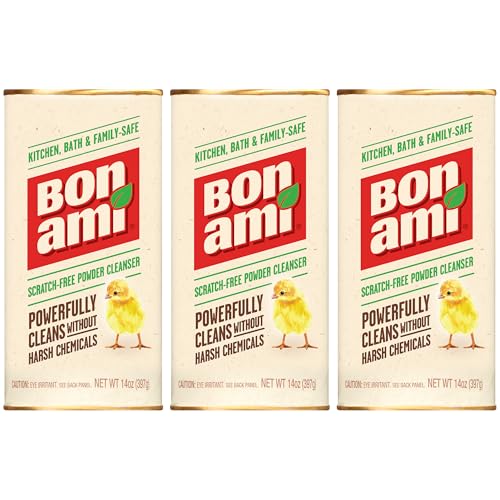 BON AMI Powder Cleanser for Kitchens & Bathrooms - All Types of Surfaces, Cleans Grime & Dirt