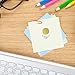 ChromaLabel 0.50 Inch Round Label Permanent Color Code Dot Stickers, 1000 Labels per Dispenser Box, Metallic Gold