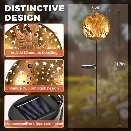 SUNCKET Solar Fairy Garden Lights, Fairy Garden Accessories & Decor - image 3