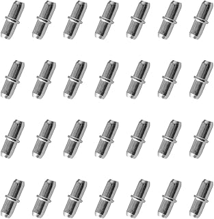 50 Pcs Metal Nickel Support Pegs, Shelf Holder Support Pins, Shelf Holder Pins, Bookshelf Pegs for Bookshelf Kitchen Closet and Furniture(Silver)