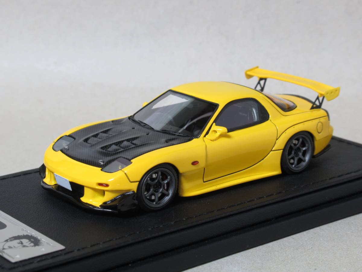 Amazon | 1/43 イニシャルD RX-7 FD3S イエロー 高橋啓介フィギュア