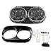 Funlove Daymaker Projector Dual LED Headlight for Harley Davidson Road Glide 2004-2013