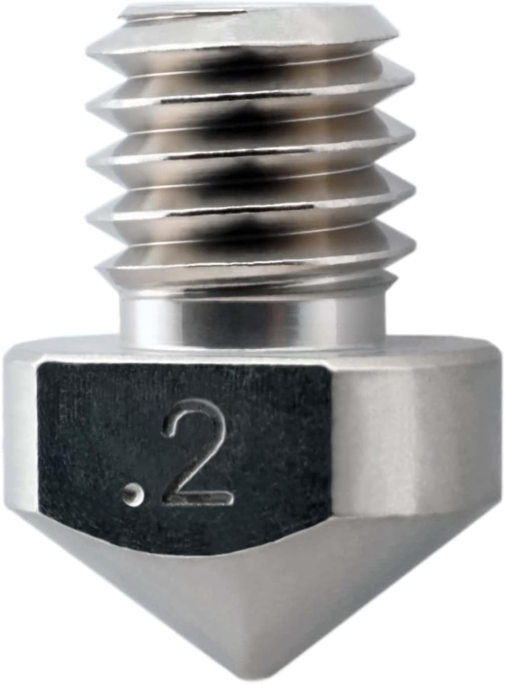 Micro-Swiss Micro Swiss Plated Nozzle for LulzBot TAZ 5, LulzBot Mini, Hexagon Hotend Style (.2mm)