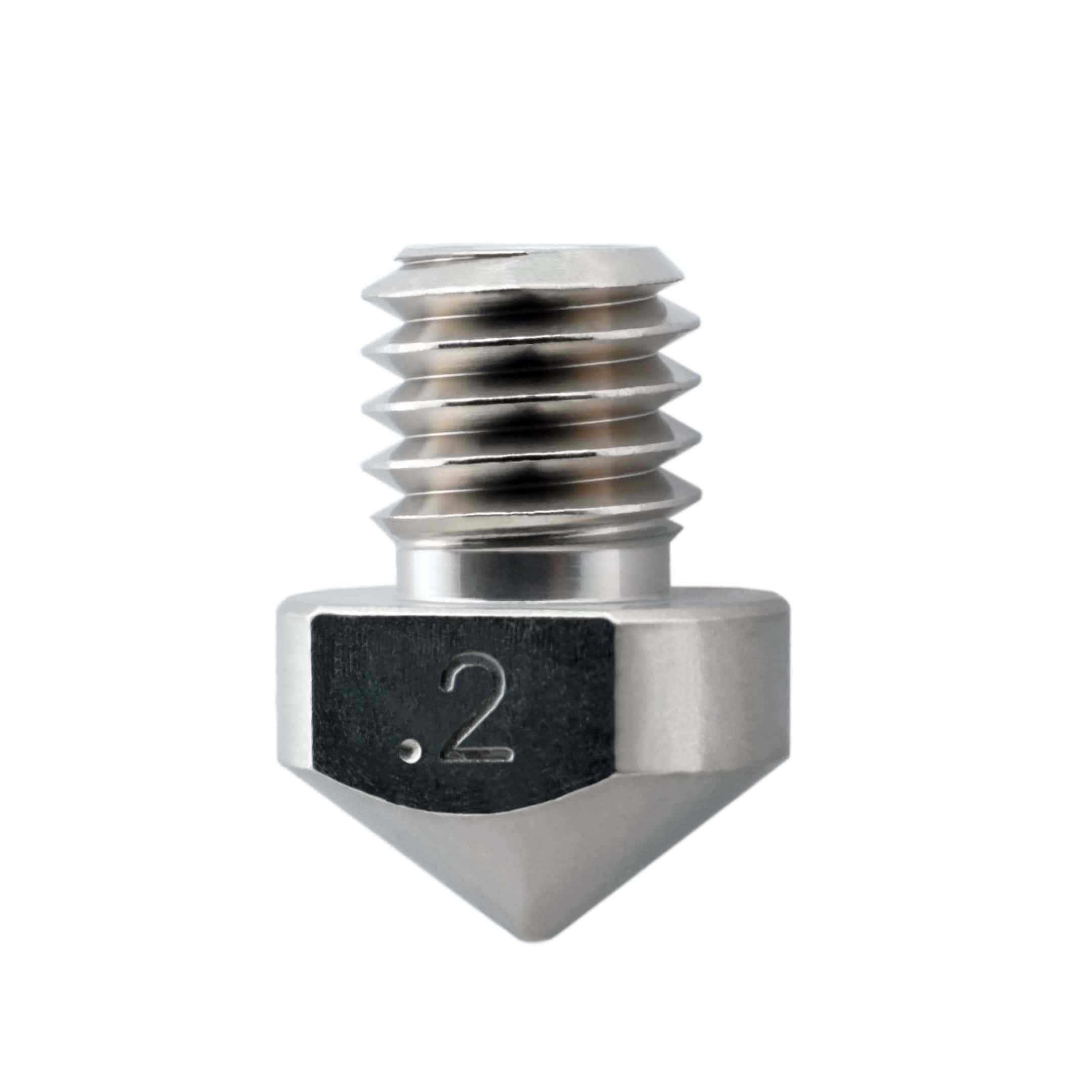Micro-Swiss Micro Swiss Plated Nozzle for LulzBot TAZ 5, LulzBot Mini, Hexagon Hotend Style (.2mm)