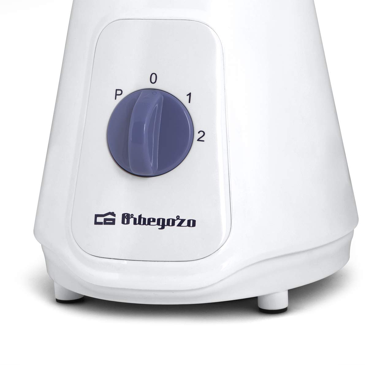 Orbegozo BV 5025 - Batidora de vaso, 500 W de potencia, 2 velocidades más función turbo, vaso de cristal de 1.5 litros, cuchillas INOX