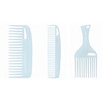 Cricket Ultra Smooth Kukui Styling Hair Comb Set - 3-Piece Value Pack with Kukui Oil and Keratin Infusion for Healthier, Frizz-Free Hair, Includes Conditioning, Pick & Dressing Combs