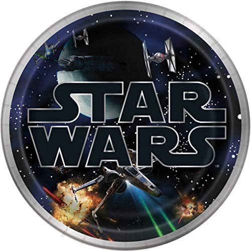Star Wars Party Birthday Supplies Bundle Plates & Napkins Pack For 16 Guests (Plus Party Planning Checklist By Mikes Super Store) #TOP1