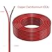 16 Gauge 2 Conductors 30FT Electrical Wire, Red Black Cable, Flexible Low Voltage PVC Copper Clad Aluminum Extension Cord for Car Speaker Wire, LED Wire,Lamps Lighting,Residential Wiring 12V/24V DC.