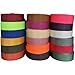 GUOSPIUS Nylon Webbing Belt，Heavy Cotton Webbing， 6M*25mm Colorful PP Webbing Strap Ribbon Band Tape Dog Collar Harness Backpack Bag Belt DIY Webbing Sewing Accessories Webbing Strap(Red)
