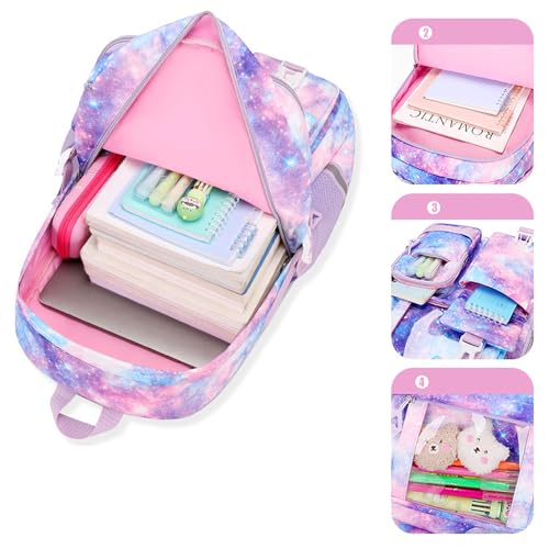 Coquette Backpack - Cute Strawberry Backpacks 3Pcs Kawaii Daypack Aesthetic Rucksack Set (A01 Strawberry)3