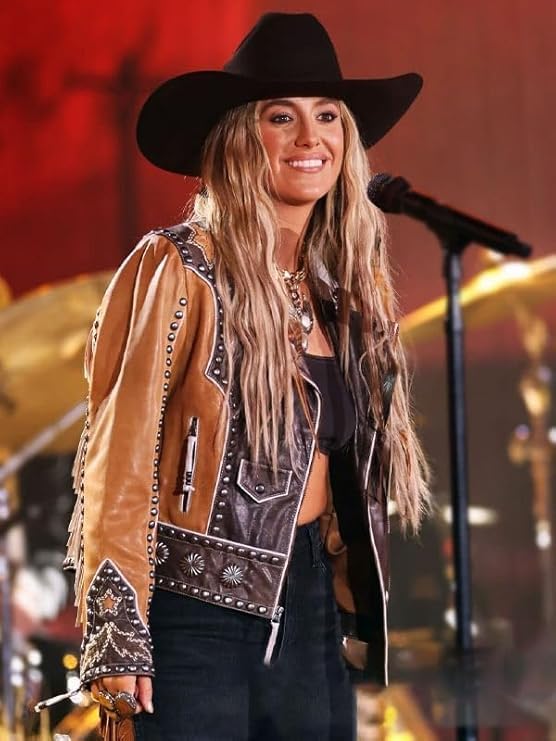 Women's Traditional Native American Fringe Leather Jacket - Traditional Western Culture Studded Cowhide Leather Jacket2