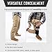 ComfortTac Ankle Holster with Calf Strap and Spare Magazine Pouch for Concealed Carry - One Size Fits Most - Compatible w/Glock 19, 26, 36, 42, 43, S&W Shield, Bodyguard 380, Ruger LCP, LC9, and More
