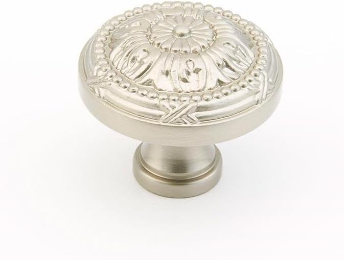 Schaub Versailles Collection 751-ALP 1-1/4 Inch (32mm) Knob, Antique Light Polish