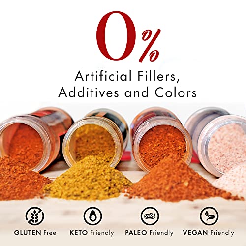Chef James - Honest Farm Especias, Cooking Spices And Seasonings Set, Latin-Inspired Seasonings And Spices For Cooking, Vegan And Gluten-Free Herb, Spice & Seasoning Gifts, Set Of 4, 5 Oz #TOP1