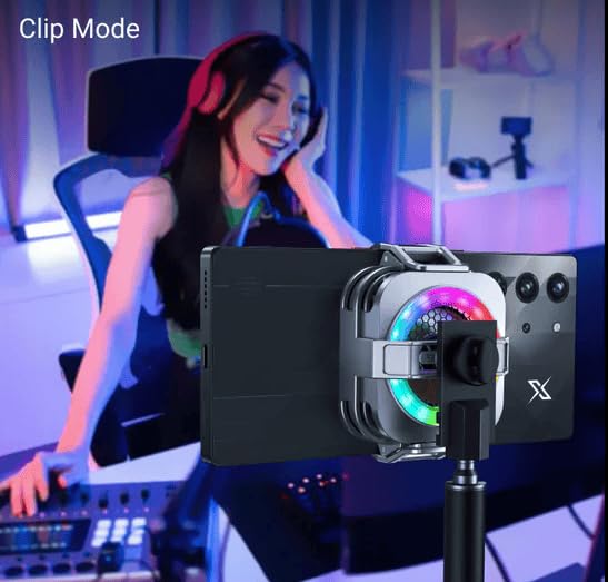 Image of Cubonic Red Magic Nubia 6 Pro Mobile Holding Clip Portable Lightweight, Radiator Clip for Non Magnetic Phone (RedMagic Cooler 6 Pro Clip)