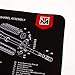 TekMat Ultra Gun Cleaning Mat, Black, 15
