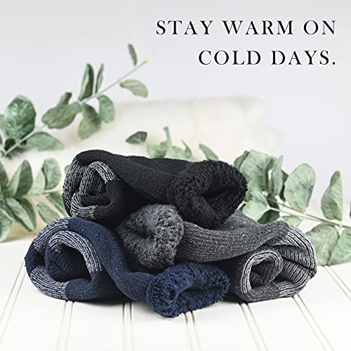 Debra Weitzner Warm Thermal Socks for Men and Women Extreme Cold Weather Winter Wear Insulated Heavy Boot Socks 2 Pairs4