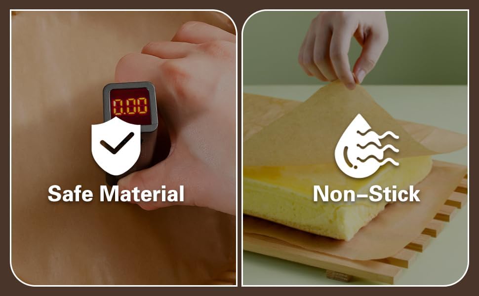 Miniatura 4 de Forros de papel para freidora de aire, 100 piezas de papel pergamino sin blanquear desechables compatibles con horno tostador de convección extra