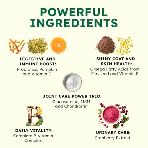 ZENO Dog Vitamins and Supplements - 150 Dog Multivitamin Chewable - Immune, Joint Support, Skin, Gut Health + Packed with Omega 3s, Glucosamine & Probiotics - Safe for Puppy - Chicken - Thumbnail 3