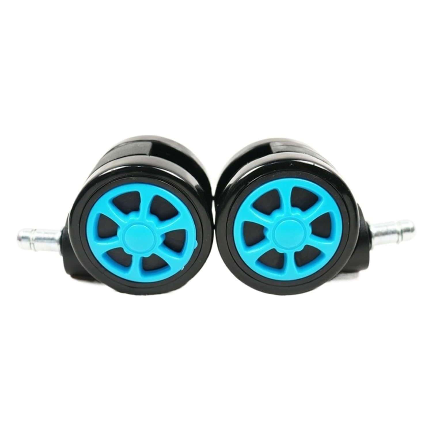 5 Pcs/Lot 60mm Furniture Office Chair Caster, Large Color Casters Car Wheel Style(Light Blue)